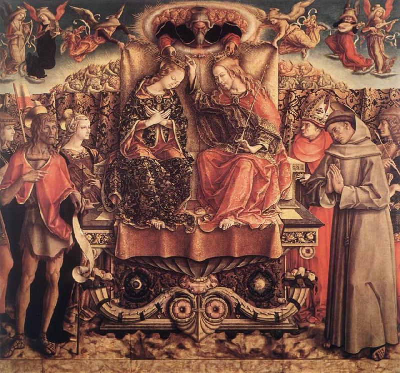 CRIVELLI, Carlo Coronation of the Virgin dgfd china oil painting image